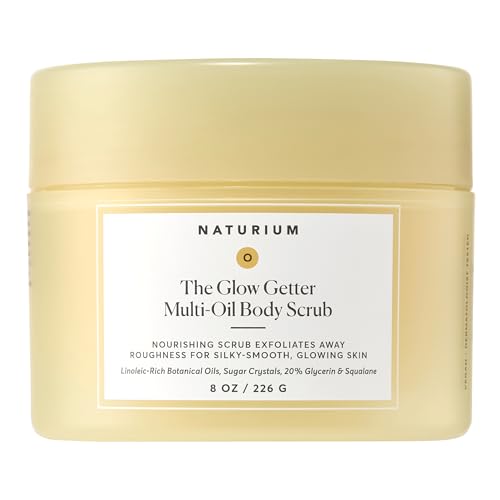 Naturium Glow Getter Body Scrub with Sugar Crystals, 8 oz