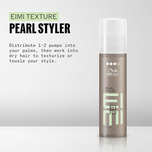 Wella Professionals EIMI Pearl Styler | Texture Styling Gel | Flexible Strong Hold | Adds Volume & Glossy Shine | UV Protection | 3.59 Fl Oz