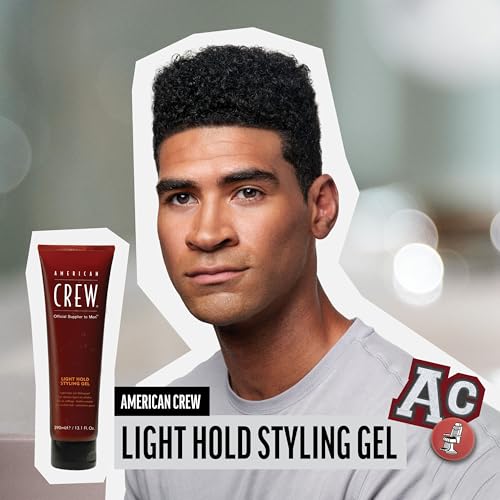 American Crew Men's Hair Gel, Light Hold with Low Shine, 8.4 Fl Oz