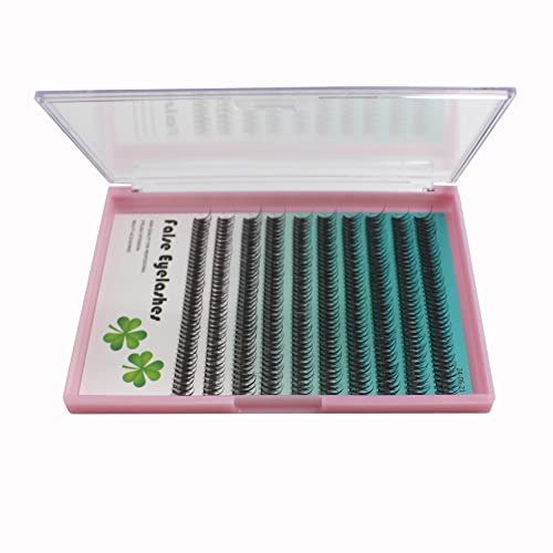 12D Fishtail Cluster Lashes 8-14mm Black Individual Extensions
