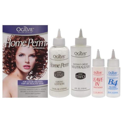 Ogilvie Salon Styles Home Perm Kit for Women & Men