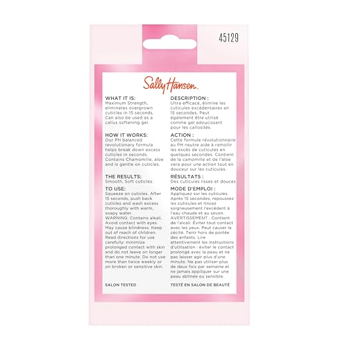 Fast-Acting Cuticle Remover Gel with Aloe & Chamomile - Nail Treatment