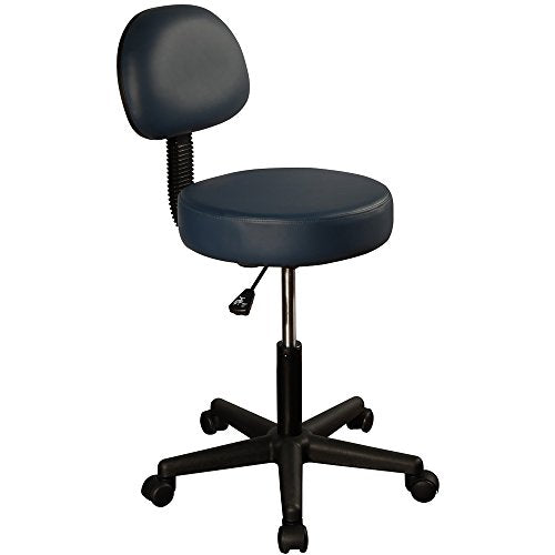 Master Massage Pneumatic Hydrolic Rolling Massage Clinical Spa Tattoo Office Swivel Stool with Backrest