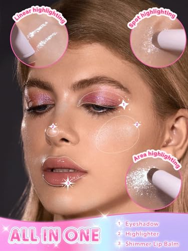 SHEGLAM Crystal Jelly Glaze Stick Eyeshadow - Champagne Gleam