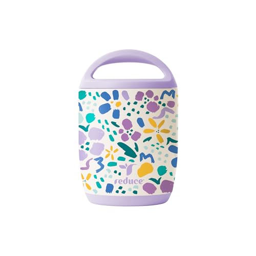 Foodee 10oz Insulated Food Storage Container - Abstract Flowers