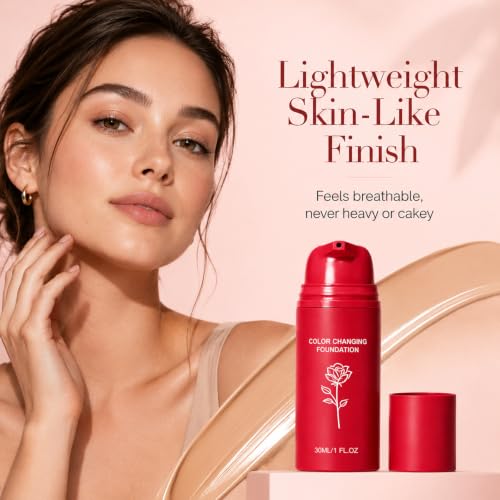 Korean Color Changing Foundation - Self-Adjusting Liquid Makeup