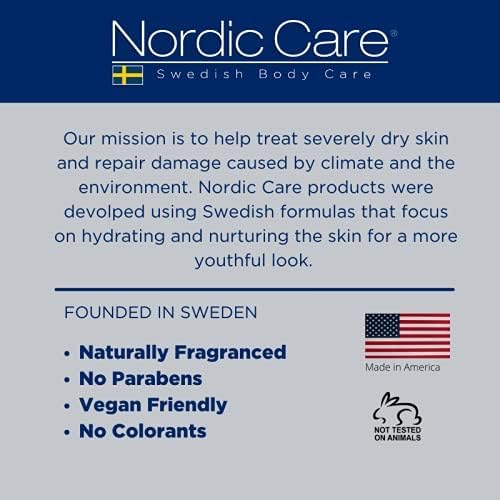 Nordic Care Foot Care Cream Intensive Repair | 10% Urea Treats Severely Dry Feet & Cracked Heels | Noticeable Results In Days 6oz. (Pack of 3)