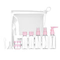YiFengain Pink Travel Bottles Kit - Leak-Proof Refillable Toiletry Set, TSA Friendly