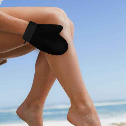 2 Pack Self Tanning Mitt - Elastic Wrist Tanning Gloves Prevents Staining, Tanning Mitt Applicator for Tanning Mousse or Lotion