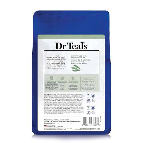 Epsom Salt Soak with Cannabis Sativa Oil - 3 lb Relaxation