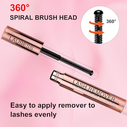 LAUBESS Lash Remover for Extensions - Gentle & Fast 10ML
