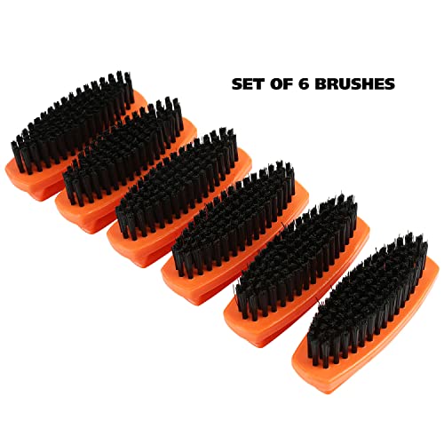 Nail Brush Set - 6 Pack Hand Scrub Brushes with Stiff Bristles