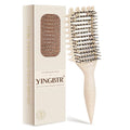 Yingbtr Curl Defining Brush for Curly Hair – 1Pc Beige, Vented Detangling Brush