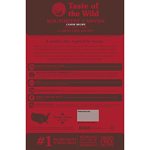 Taste Of The Wild Grain Free Premium Dry Dog Food Sierra Mountain - Lamb, 5lb (2002)