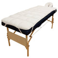 Body Linen Abundance Quilted Fleece Massage Table Pad Set with Face Cover