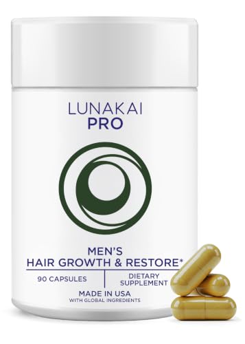 Hair Vitamins for Men with Biotin & Marine Collagen - 90 Capsules