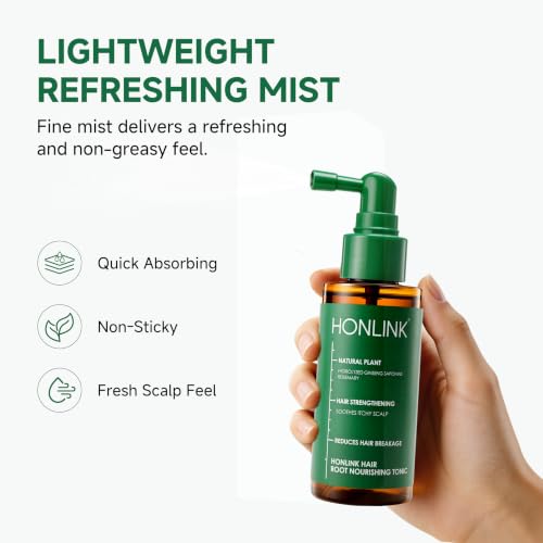 Hair Root Nourishing Tonic Spray with Ginseng & Rosemary