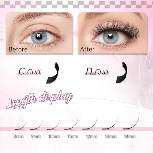 FADLASH 10D Volume Lash Extensions 14mm D Curl