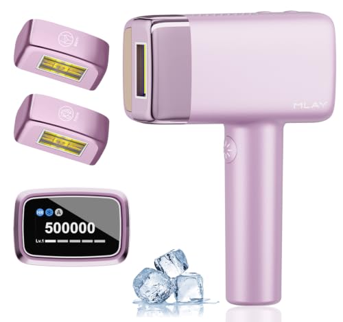 IPL Laser Hair Removal Device for Long-Term Hair Reduction - Ice Cooling Technology