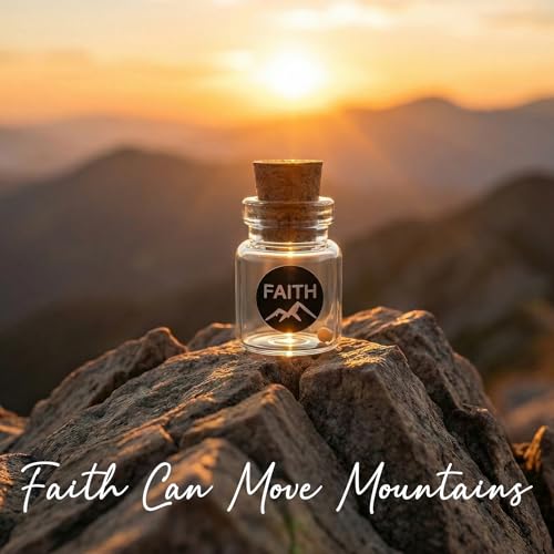 Bulk 30 Have a Little Faith Card Christian Gifts for Women, School Church Wedding Baptism Unique Christian Religious Inspirational Gifts for Women Men(Circle-30)
