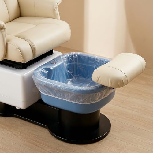 10 Pack Disposable Foot Spa Liners 35x43 Inches Clear Plastic Pedicure Covers