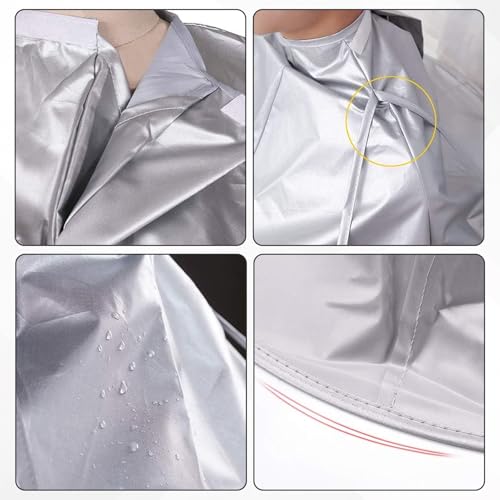 Hair Catcher Cape for Haircuts - Foldable, Waterproof, Adult & Kids