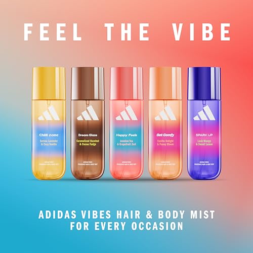 adidas Vibes Happy Feels Fragrance Hair & Body Mist for Women - 7.9 oz