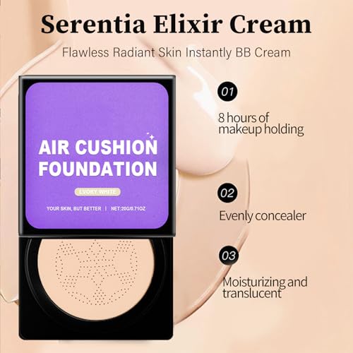 Serentia Elixir BB Cream - Waterproof, Hydrating Korean Makeup 01# Natural