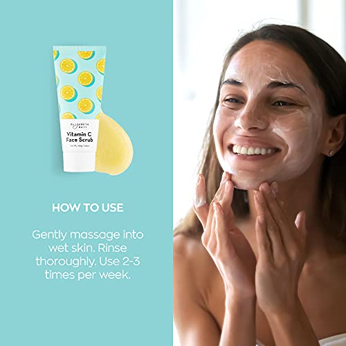 Elizabeth Mott Sure Thing Vitamin C Face Scrub ? Heat Activated Exfoliating Facial Cleanser for Deep Pore Cleansing & Smoother Skin ? Gentle Brightening Scrub, Vegan & Cruelty-Free Skincare, 3.52 oz