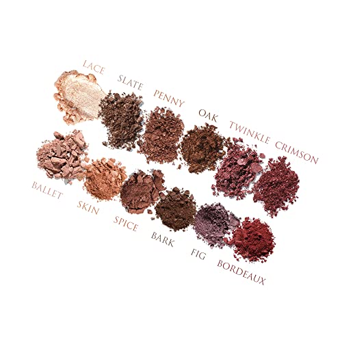 Girlactik Essential Eyeshadow Palette 12-Color | Matte & Metallic Shades, Long-Wear, Blendable Eye Makeup for Everyday & Smoky Looks | Cruelty-Free Beauty