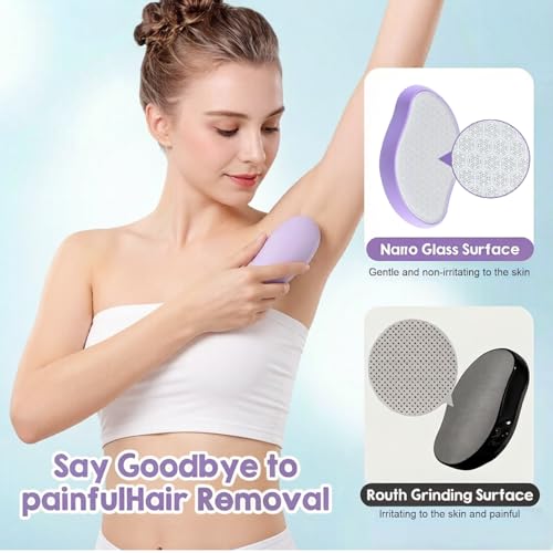 Crystal Hair Eraser - 2PCS Painless Hair Removal Tool for All Skin Types