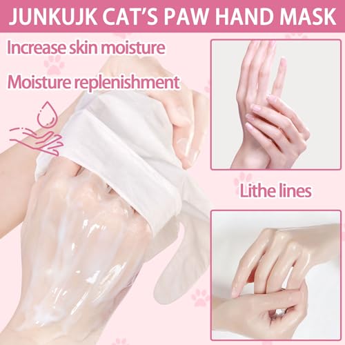 Hydrating Hand Masks for Dry Cracked Hands - 6 Pack Moisturizing Gloves Set