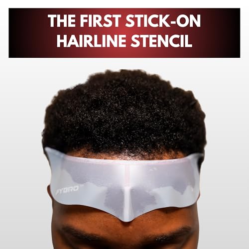 Hairline Enhancement Stencil 16-Pack Stick-On Disposable
