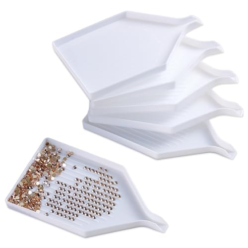 6Pcs Rhinestone Sorting Trays for Diamond Painting & Crafts