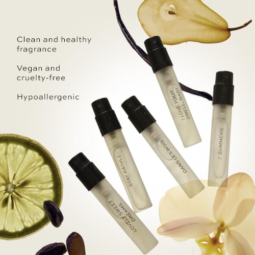 DIME Clean Perfume Sampler Set of 5 - 2ml Eau de Parfum