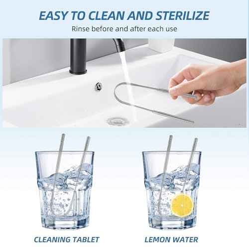 6 Pack Tongue Scraper - Reusable & Easy to Clean Tongue Scrubber with Travel Case for Adults & Kids - Medical-Grade 100% Stainless Steel Tongue Cleaner for Fresh Breath & Oral Care