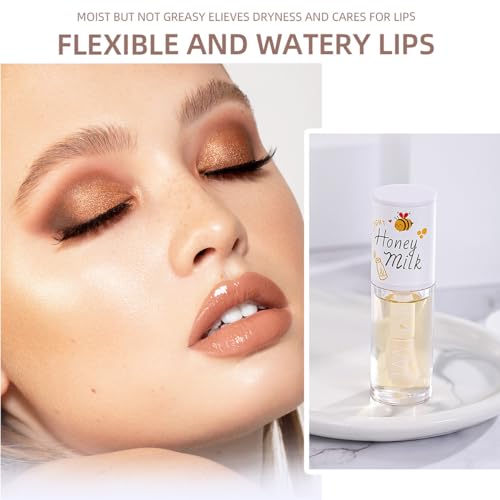 Crystal Jelly Moisturizing Lip Oil Gloss Set - 2Pc