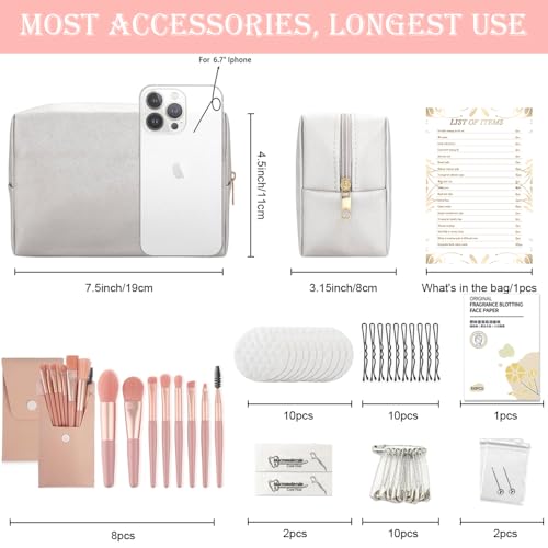 Women's Emergency Kit with 50+ Essentials - Compact Travel & Wedding Survival Bag
