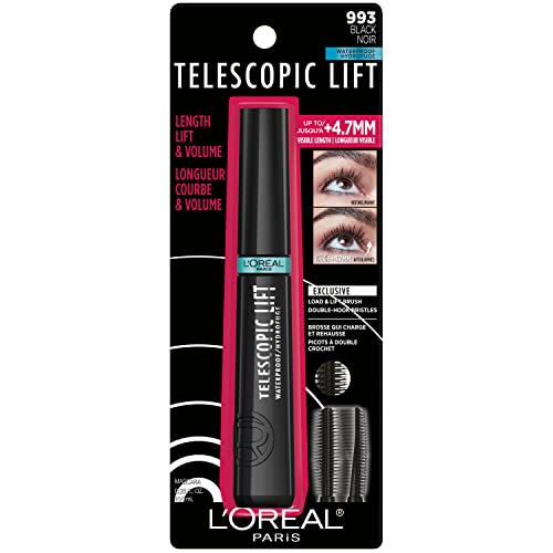L'Oreal Telescopic Lift Waterproof Mascara, Black