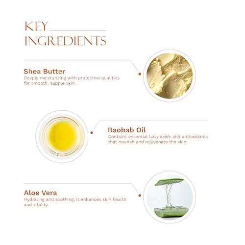 Hand and Body Lotion - Plant-Based, Enriched with Baobab Oil, Shea Butter, Aloe Vera - 4 Scent Variations - 10 Fl Oz (10 Fl Oz, Black Tea & Bergamot - BE Still)