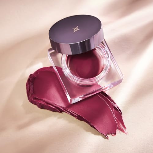 Colorbar Sinful Lip N Cheek Mousse Tint - Powder Matte Blush for Cheeks and Tinted Lip Balm - 2 in 1 Weightless Formula - 001 Cherry - 0.14 oz