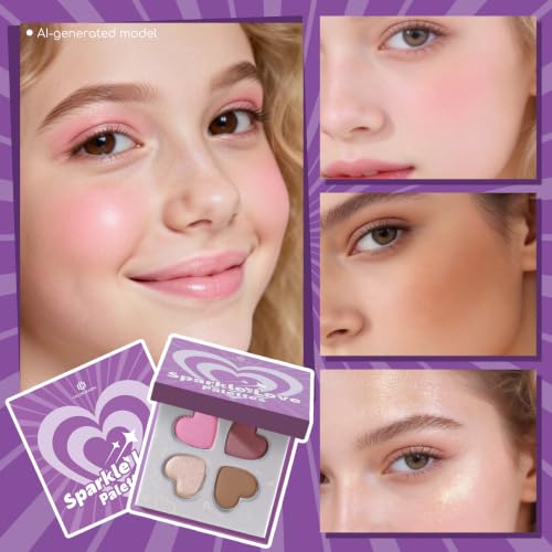 Color Nymph 4-in-1 Contour Palette – Blush, Bronzer & Highlighter