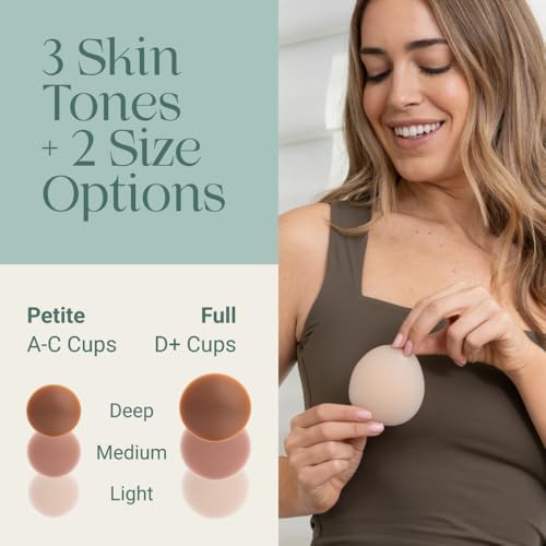 Miola Silicone Nipple Covers – Non-Adhesive, Reusable & Waterproof