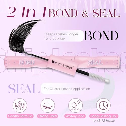 WENDY LASHES 30D-100D Cluster Lashes DIY Kit 10-16mm