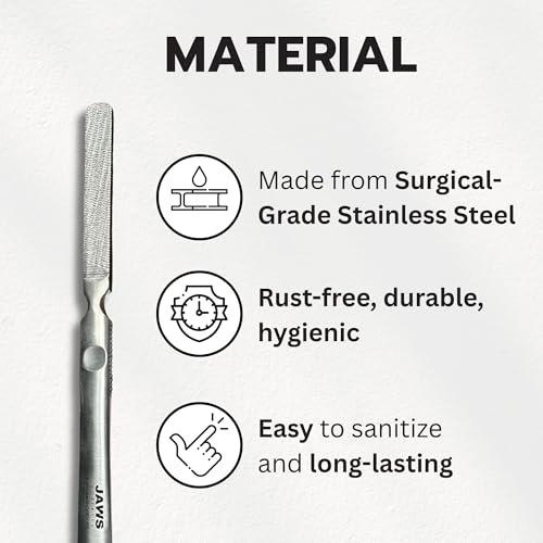 Stainless Steel Callus Remover Tool – Ergonomic Foot File, 2 Pack