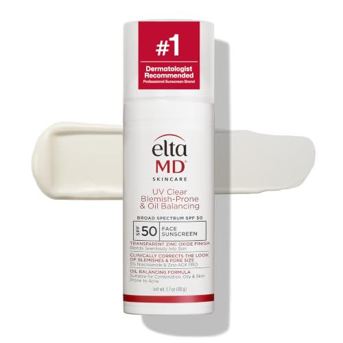 EltaMD UV Clear SPF 50 Face Sunscreen for Blemish-Prone Skin - 1.7 oz (Variation: New Blemish Prone)