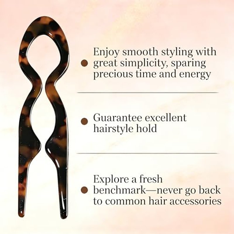Prestige French Hair Pins for Women - 3 Pack Updos & Buns