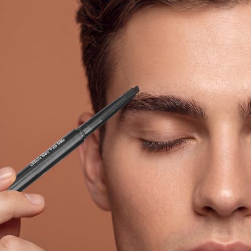 Men's Eyebrow Grooming Kit - 12 Stencils & 6 Tools