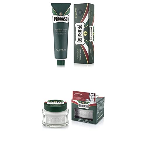 Proraso Refreshing Shaving Cream & Pre-Shave Conditioning Cream for Men