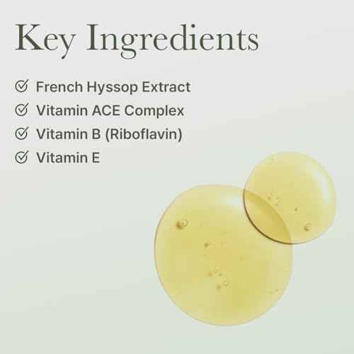 ARENCIA Hyssop Glow Sheet Mask, 5 Pack, Hydrating, Glowing, Boosting, Repairing for younger looking skin with Vitamin A,C,E